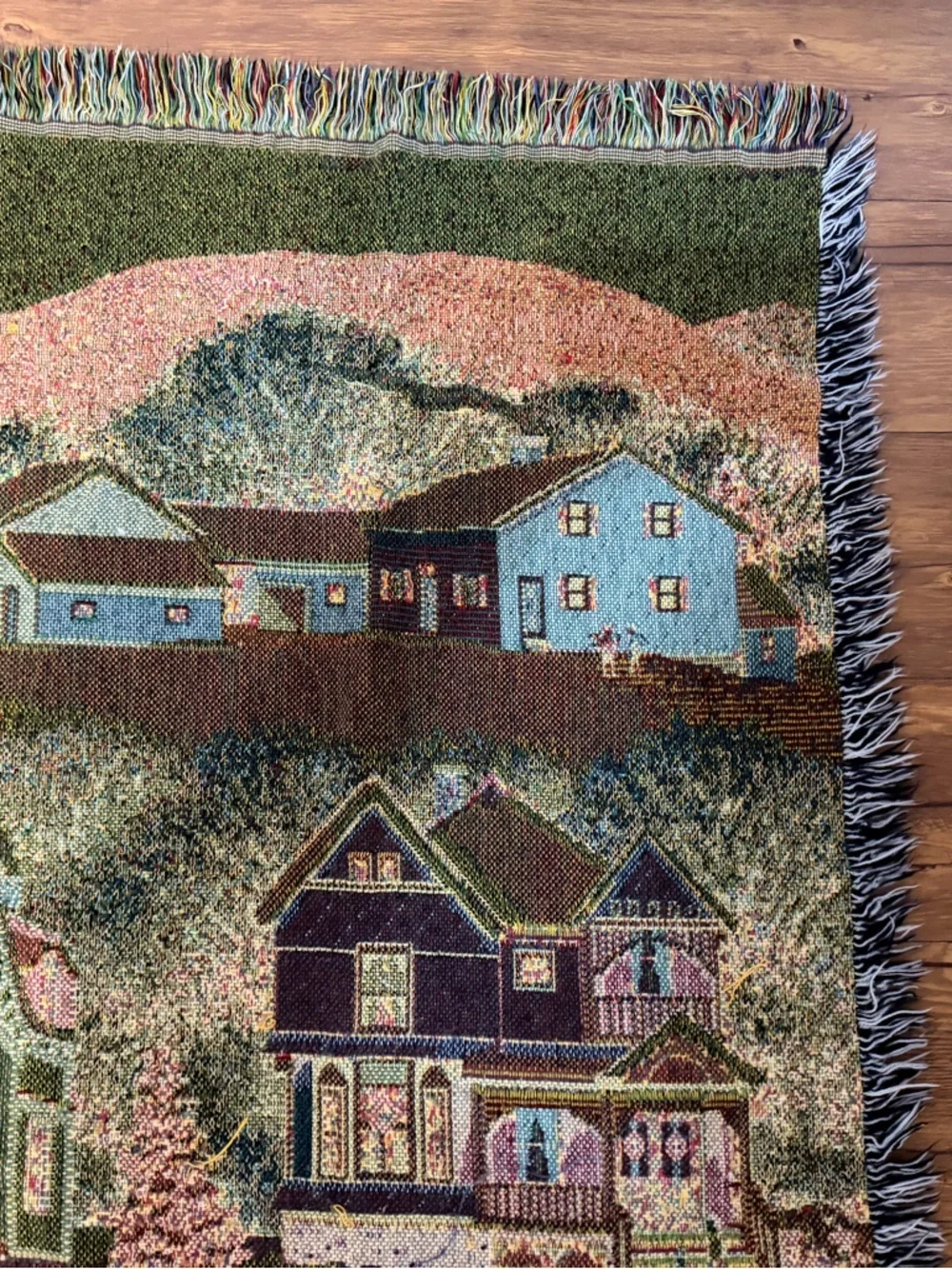 Mohawk Holiday Village Woven Throw Blanket Tapestry Rug